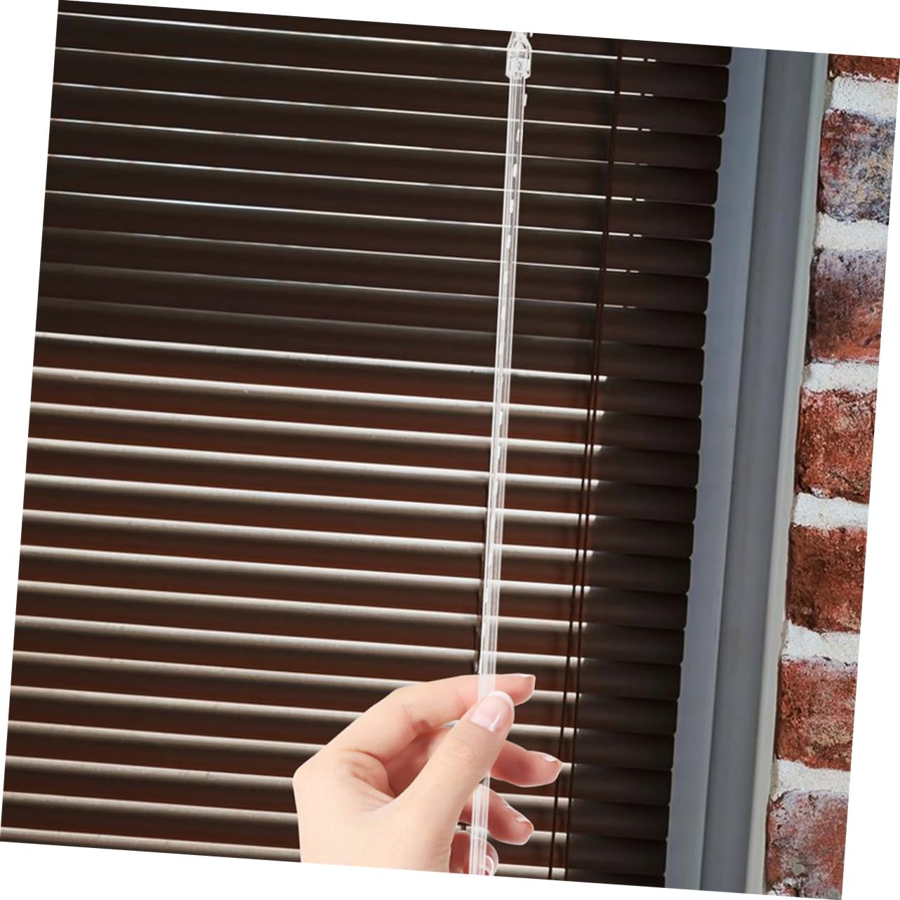 Gatuida 9pcs Blind Tilt Wand Vertical Blind Wand Replacement Hook for Window Sturdy Rod for Home Office