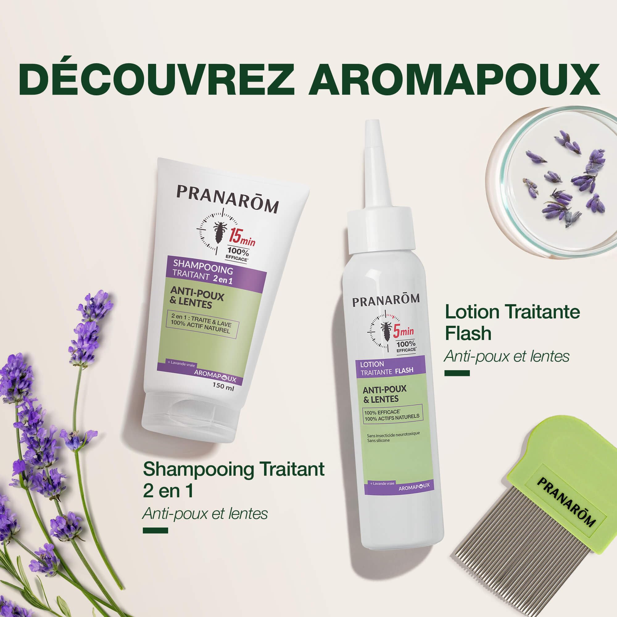 Pranarôm - Aromapoux Shampooing traitant 2 en 1