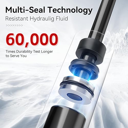 Miniatura 4 de Vepagoo amortiguador neumático, elevación para cubierta de camión, resistente, juego de 2 unidades