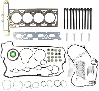 2.4L Engine Cylinder Head Gasket Set w/Main Bearing Set Fit for Buick