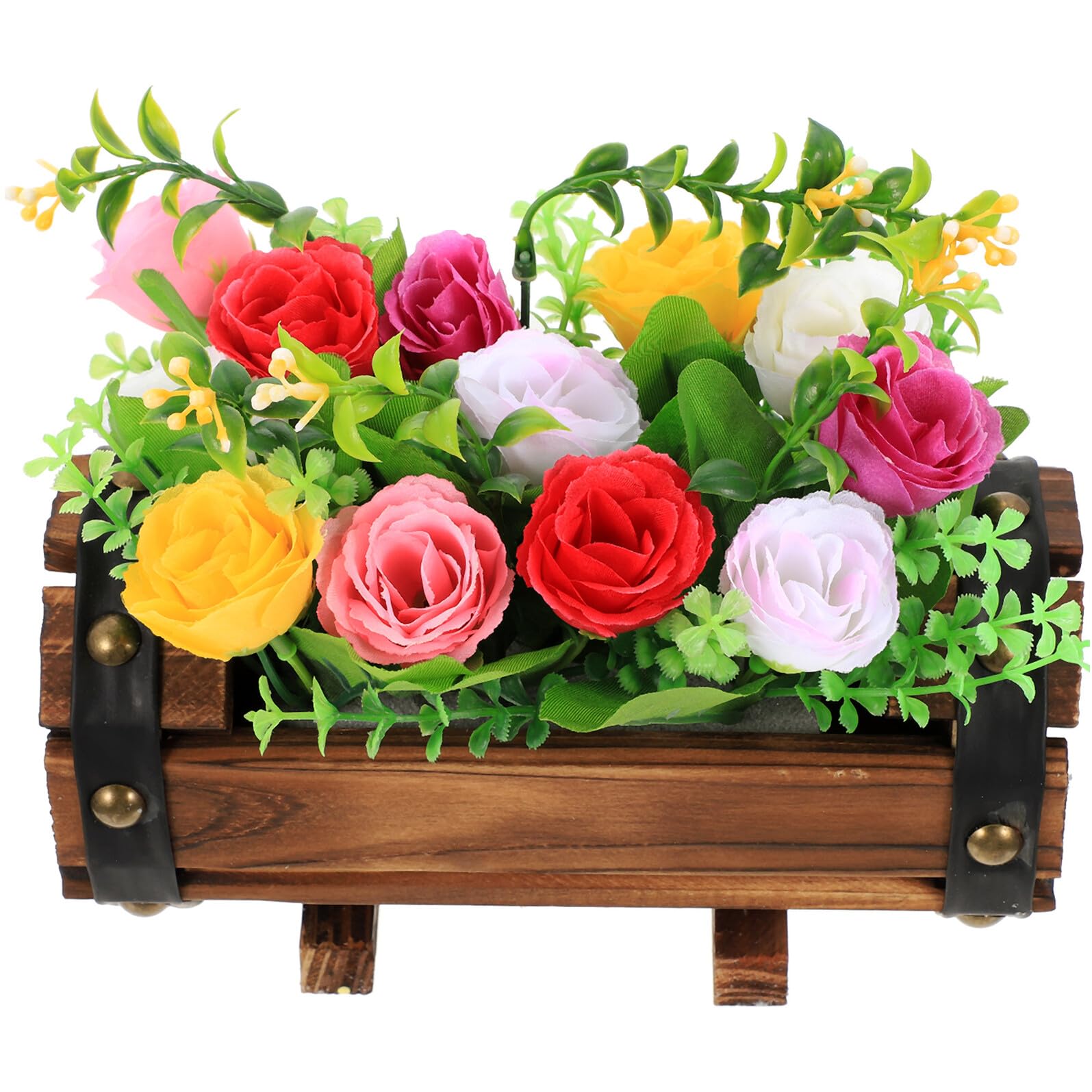 Fleurs artificielles en pot Tofficu pour embellir un coin sombre de maison