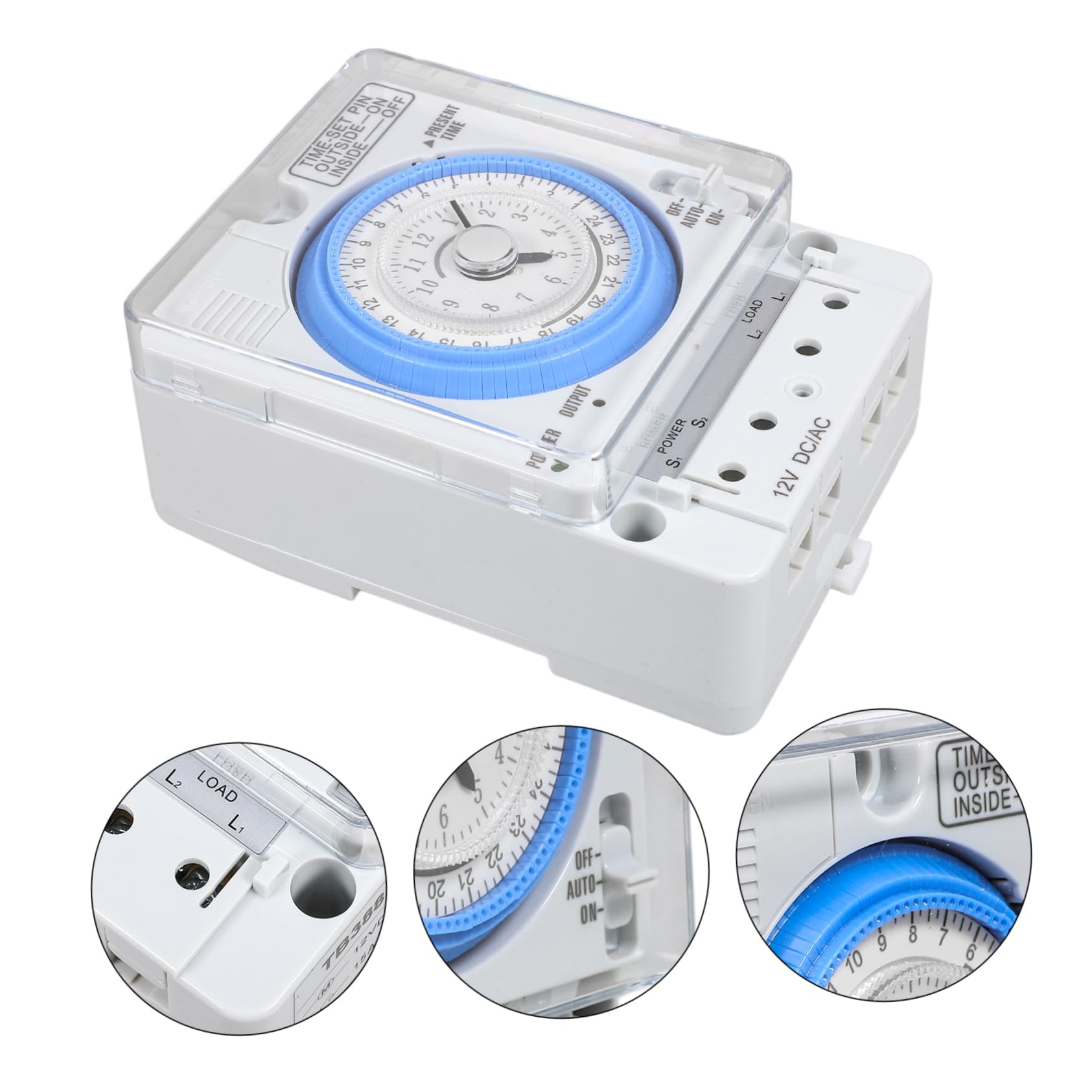 Mechanischer Küchentimer, Multifunktional, Pc, 16a 250vac Weiß