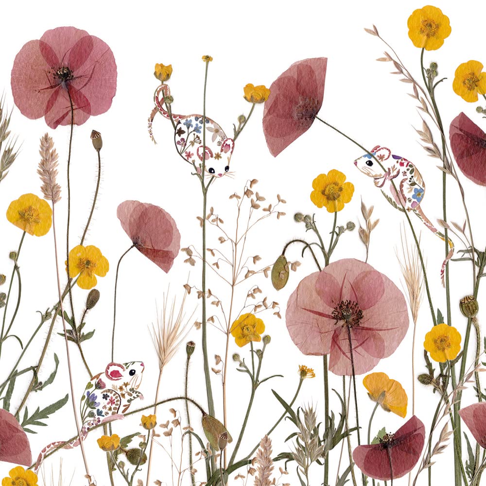 Museums & Galleries Wild Press Hedgerows by Helen Ahpornsiri 8 Square Notecards Wallet, Multicolour, 130 x 130 x 13mm - Image 2