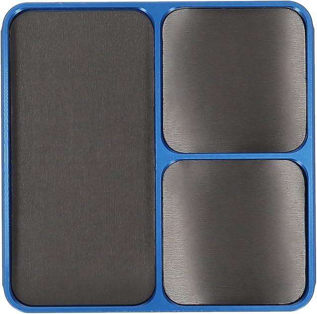 FAJIA Magnetized Storage Tray Mag-netic Desktop Screws Organizer Metal Parts Storage Case Tray Holder for Screws Sockets Bolts Pins