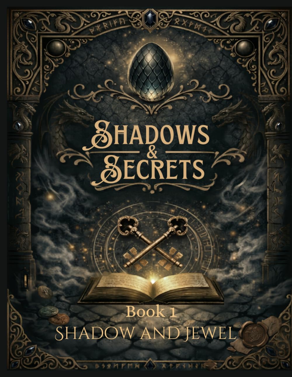 Shadow & Secrets Coloring Book 1: Shadow & Jewel Coloring Book