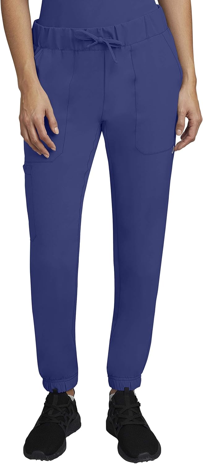 STAT MEDICAL WEAR Women Scrub Set, V-Neck Top with 3 Pockets and Drawstring Jogger Pant with 5 Pockets - 100210 - Image 4