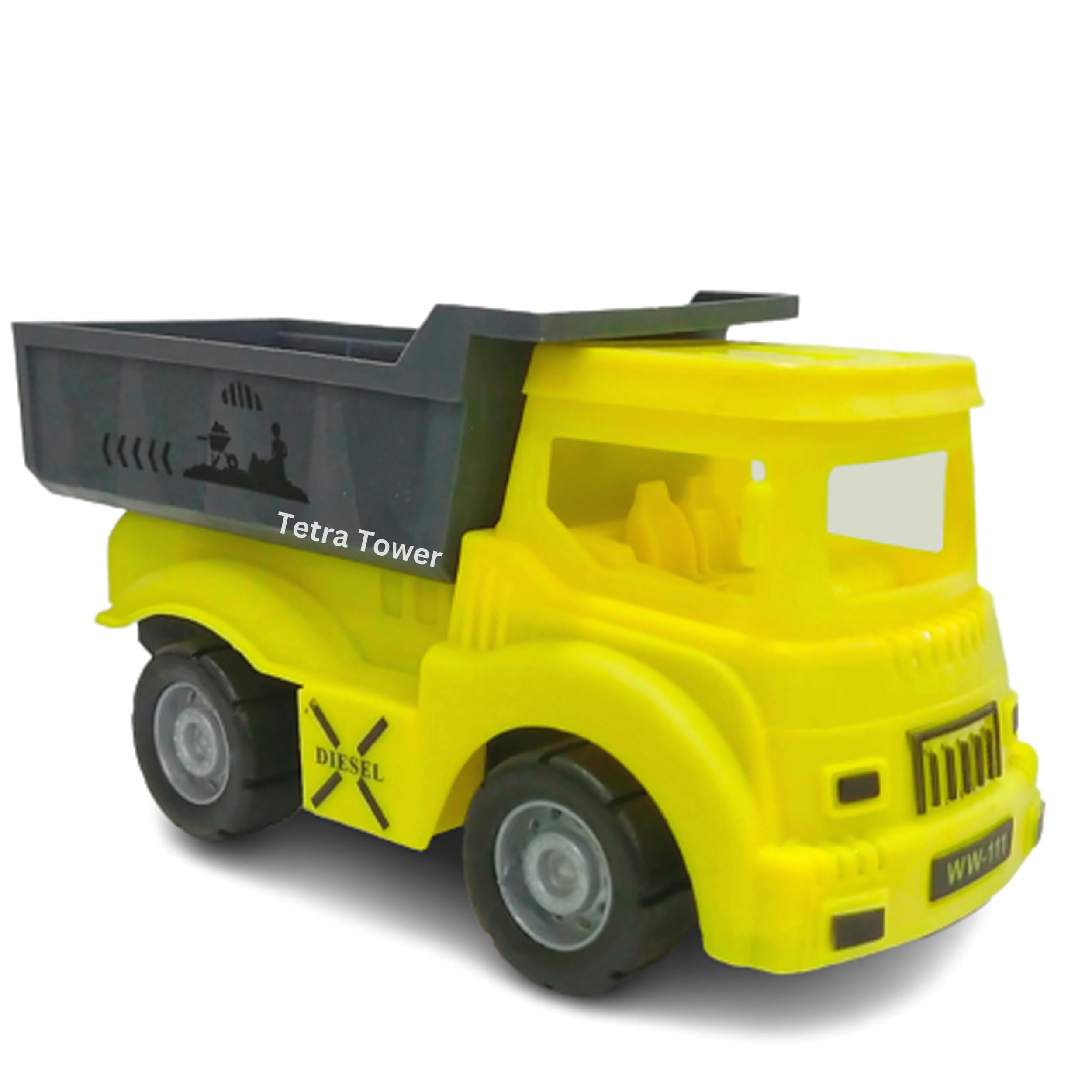 Tetra Tower Truck Friction Powered Realistic Big Size Unbreakable Automobile Construction Engineering Plastic Toy Vehicle for Kids (Big Transport Truck) (B0DB8D6G8G) Amazon Price History, Amazon Price Tracker