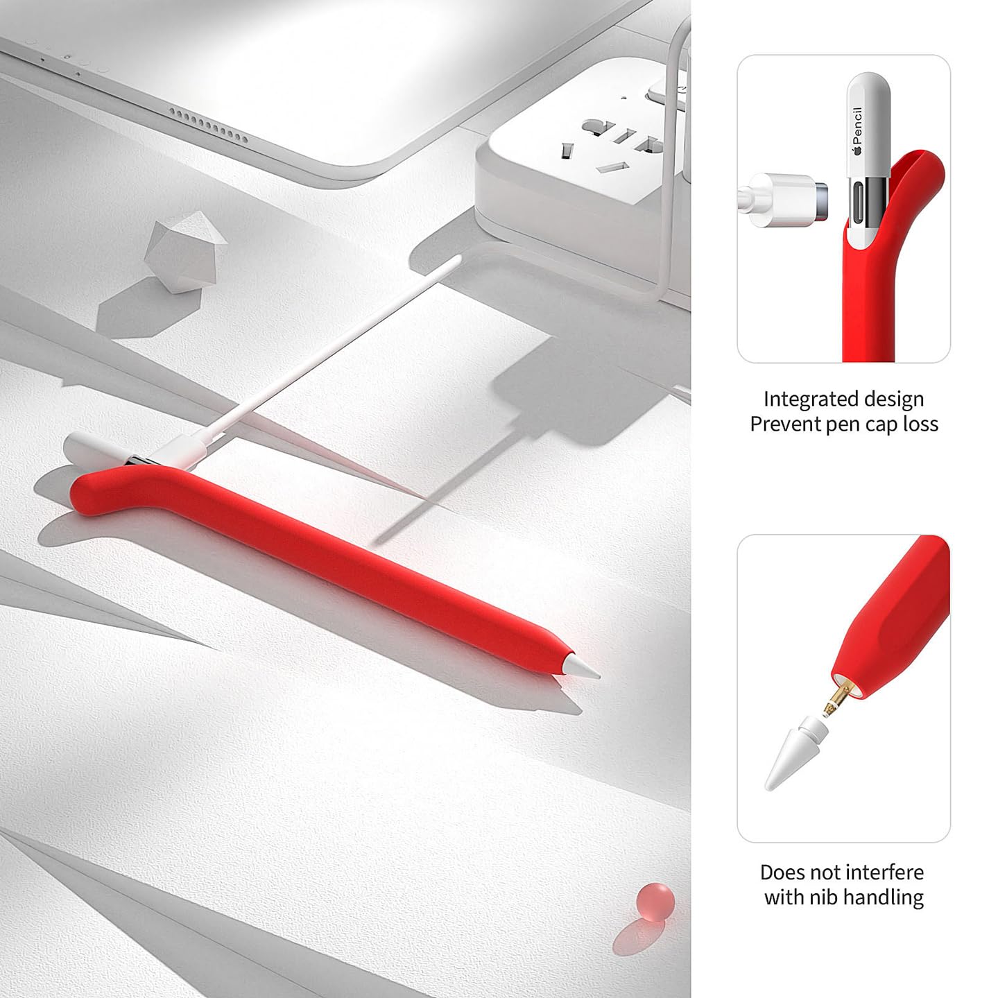 Amazon.co.jp: Apple Pencil用シリコンカバースリーブ USB-C 超薄型