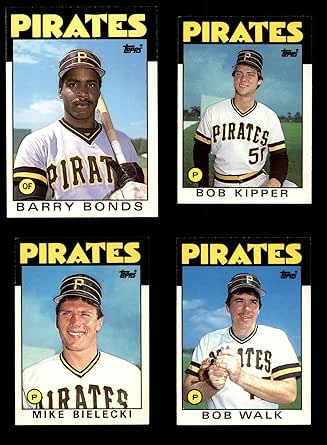 Amazon.com: 1986 Topps Traded Pittsburgh Pirates Almost Complete Team