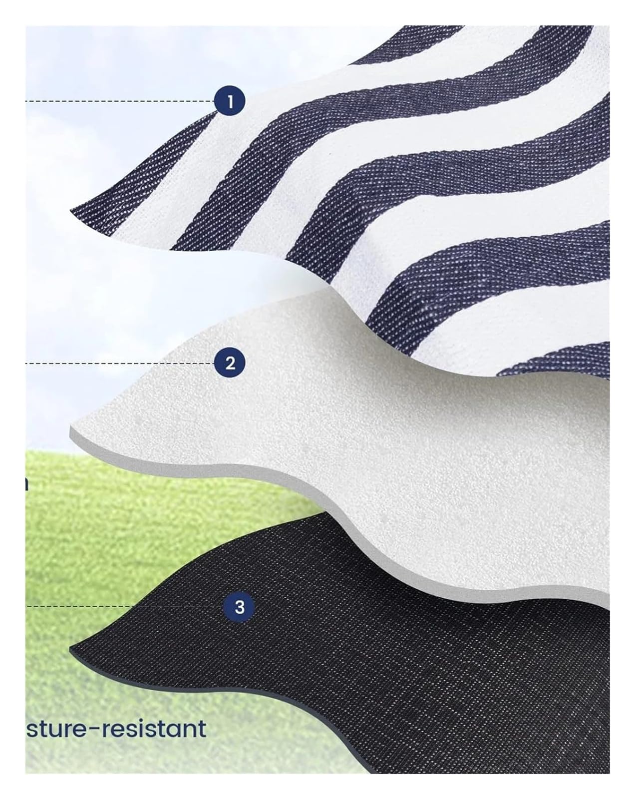 Générique Couverture de Plage Anti-Sable Toutes Saisons, Portable et imperméable, Tapis Pratique d'extérieur, fourre-Tout Pique-Nique(Red White Check,200cm X 150cm)