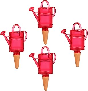 Scheurich Nelly - Dispensador de agua (4 unidades, 110 ml), color rojo