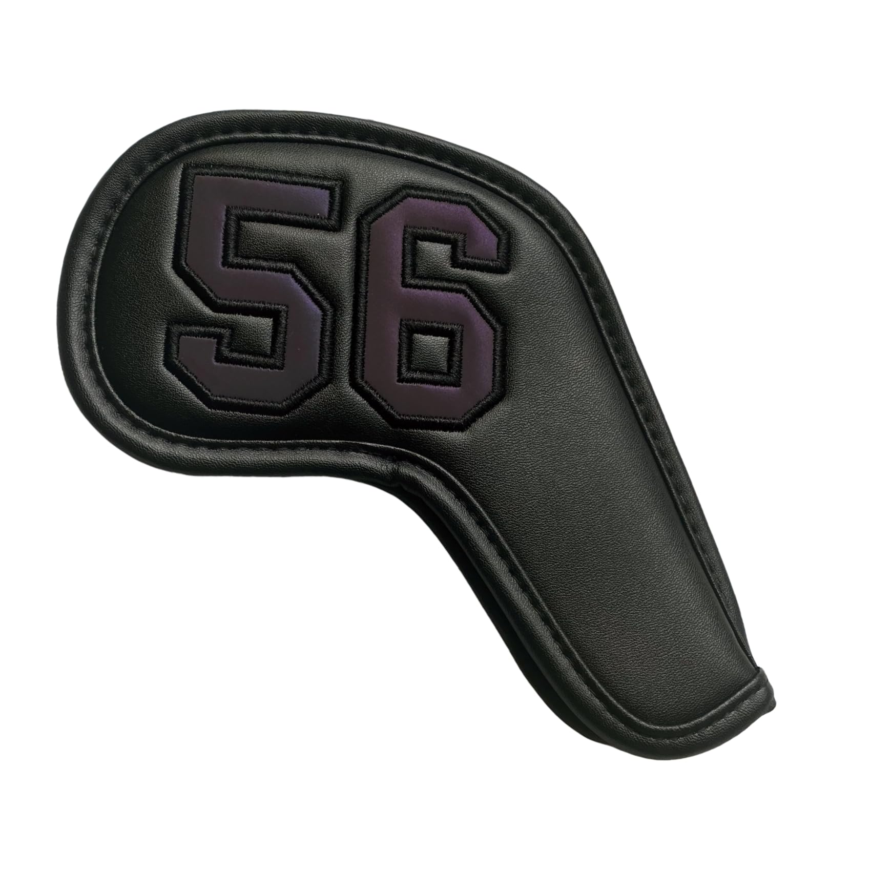 NEwoilkwo Golf Club Head Cover - Faux Leather 56 Degree Wedge Cover with Magnetic Closure and Large Number