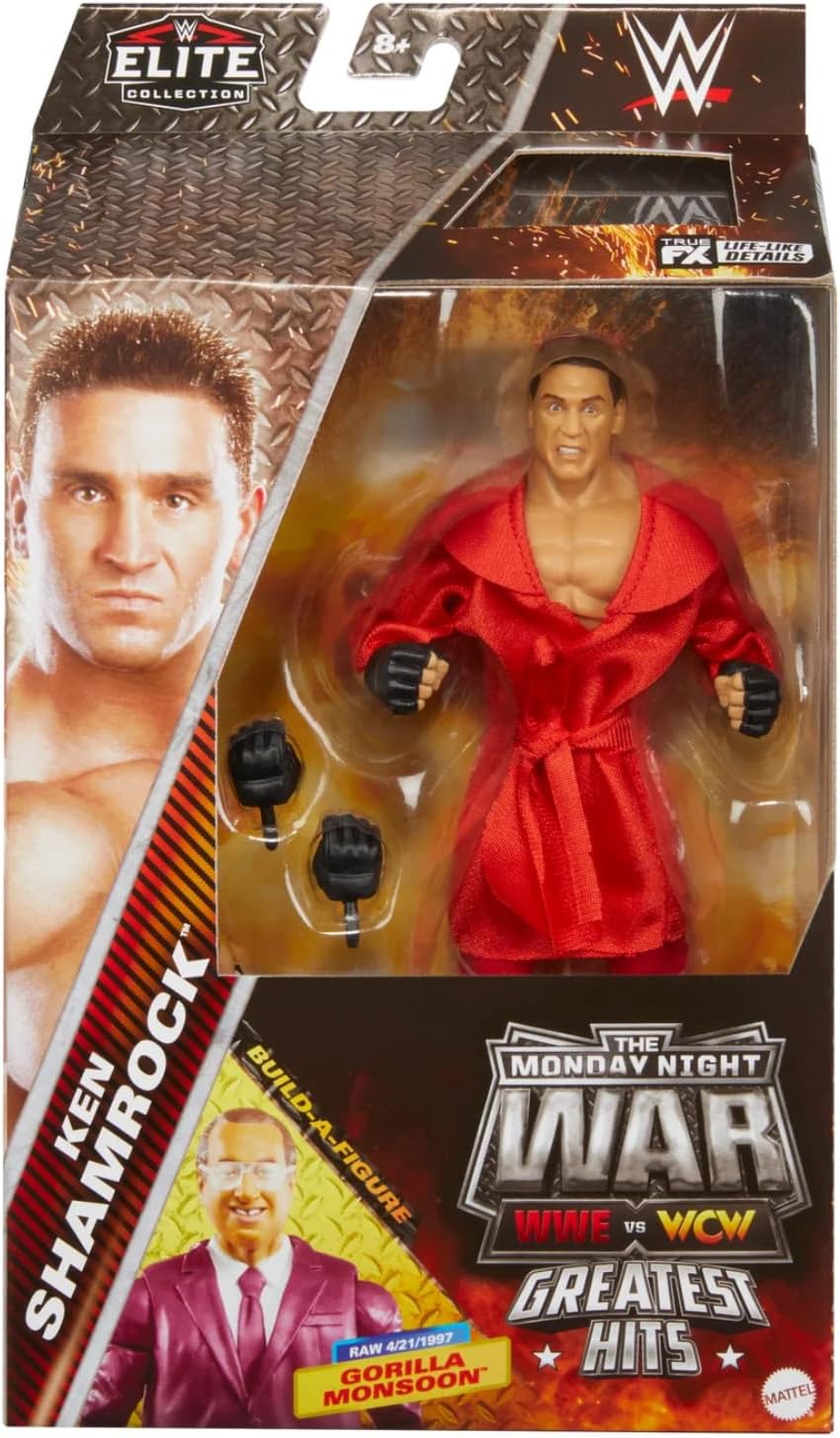 WWE Ken Shamrock Mattel Elite Collection Greatest Hits Series 2 The Monday Night Wars Action Figure Toy