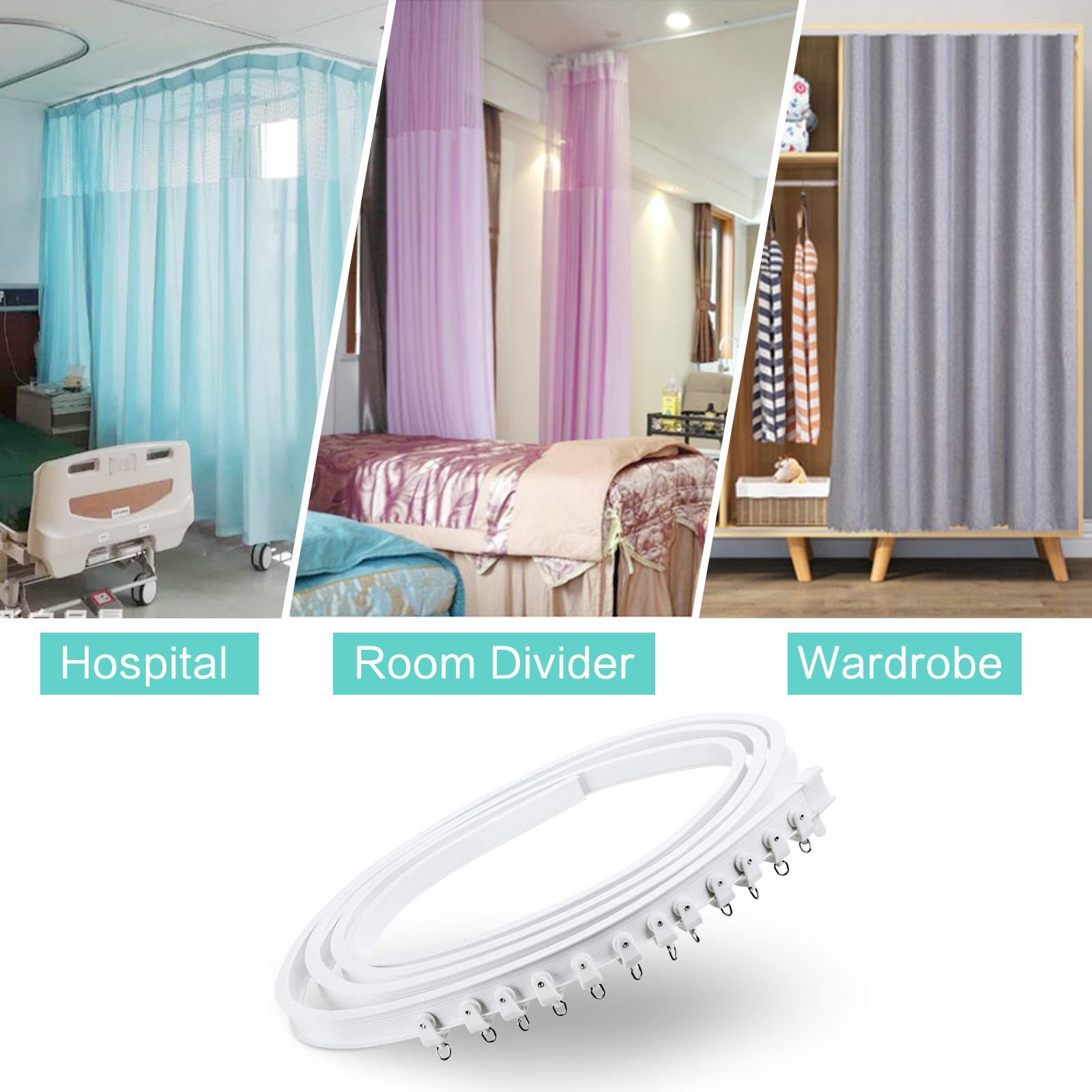 Ceiling Curtain Track Room Divider Curtain Track Ceiling Wall Mount