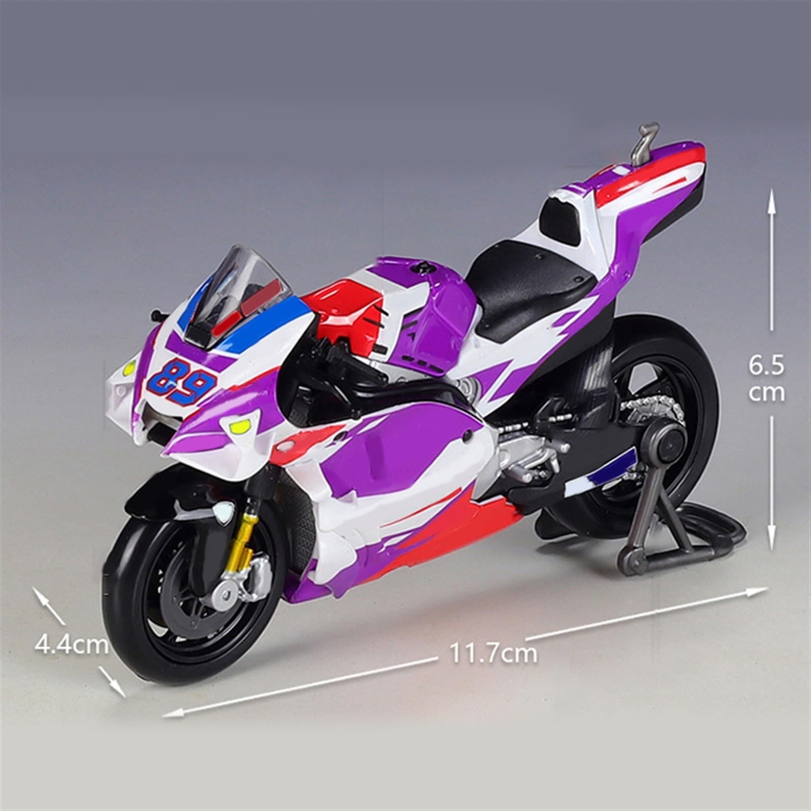 Modello Collezione Di Modelli Pressofusi Simulazione Moto Regalo Per 1/18 Per Ducati Desmosedici GP 89(No box)