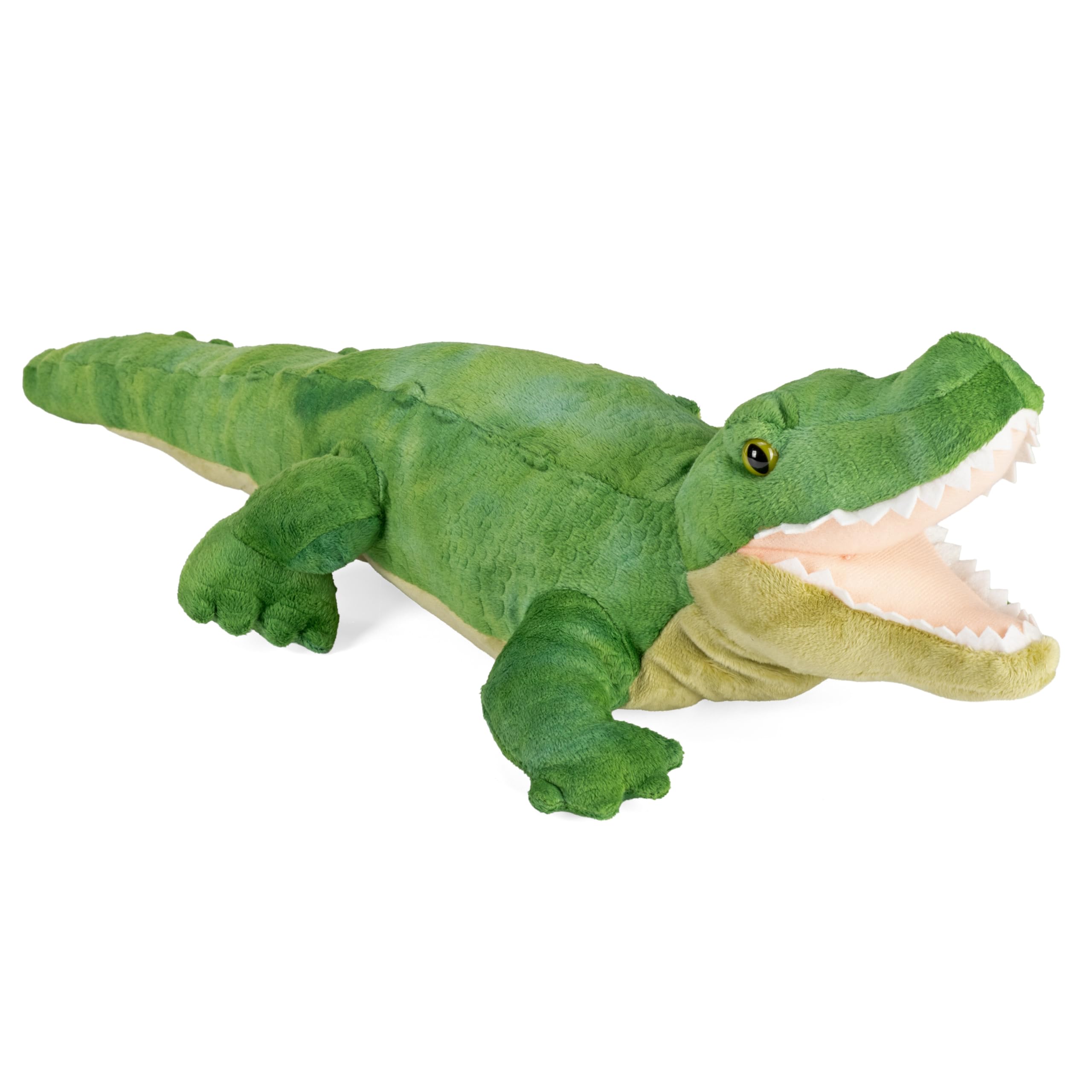 Green Alligator Plush, Stuffed Animal, Plush Toy, Gifts For Kids, Cuddlekins, 23"