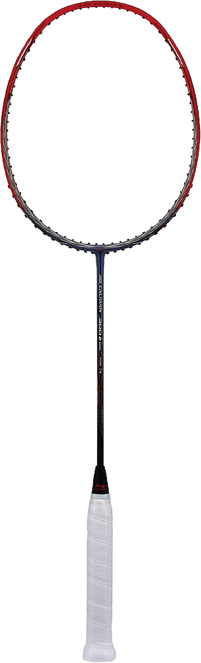 Li-Ning Unisex Adult 3D CALIBAR 300 Boost Racket - Dark Grey/Red, One Size