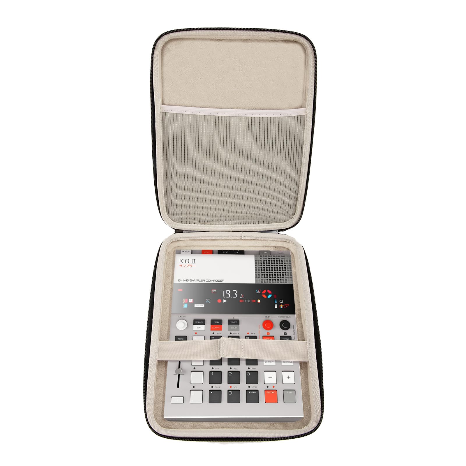 Pocket Operator Bag Teenage Engineering EP–133 K.O. II Case Splashproof Protective Pouch Bag for EP-133 K.O II Sampler, Synthesizer, Drum Machine Compact Pocket Operator Case for Travel