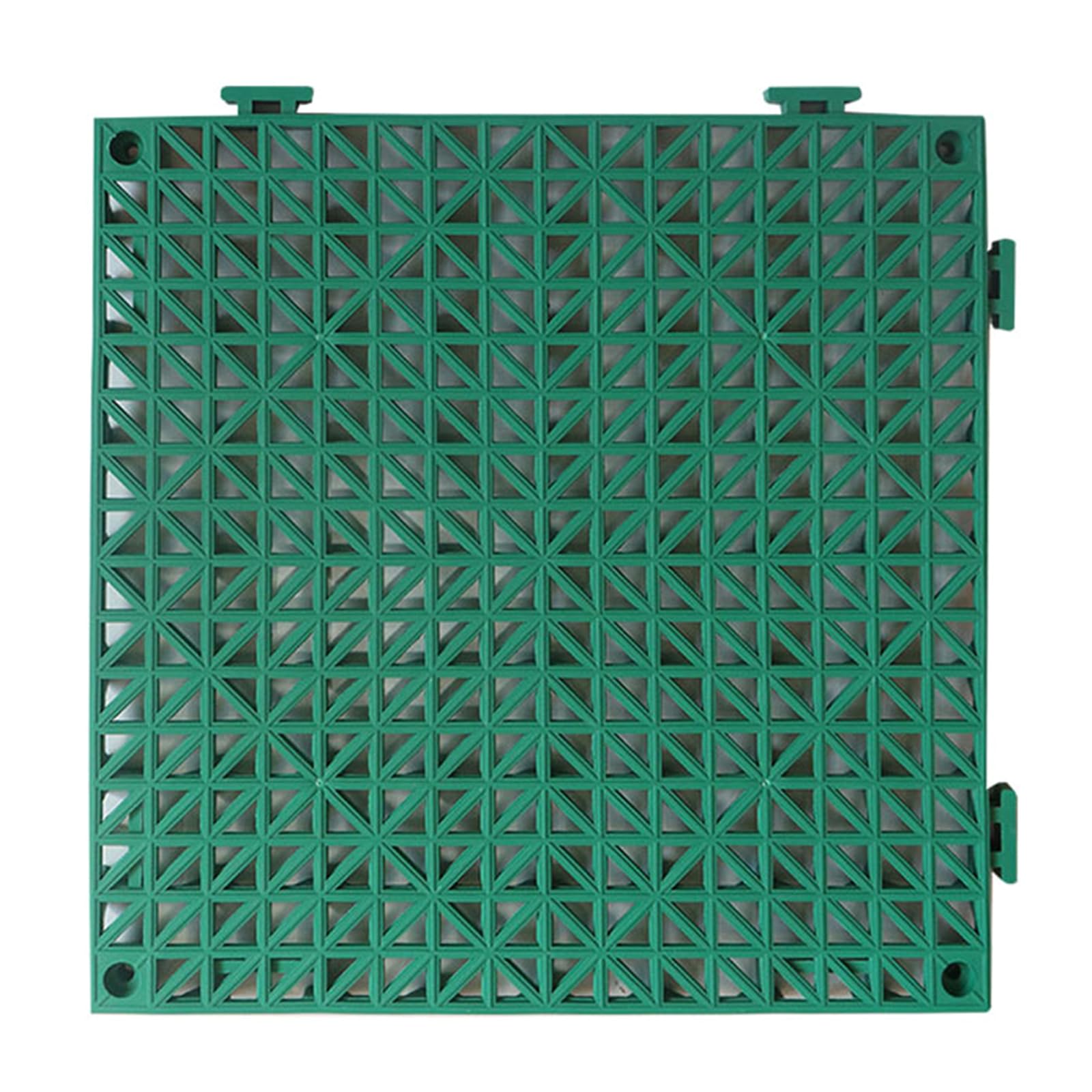 Tfaoys Dark Green Thickened Pvc Toilet Put Together Grounding Mat Floor Mat Home Bathroom Shower Room Hollow Antislip Pvc Bath