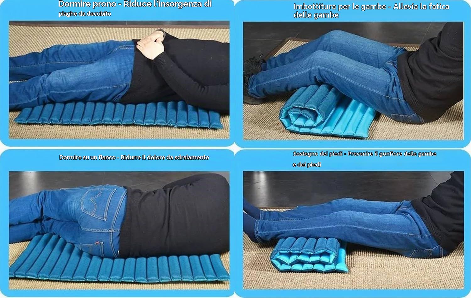 Materasso Antidecubito,Materassino Antidecubito Per Anziani,Disponibile Bifacciale,Prevenire E Lenire Le Piaghe Da Decubito,Adatto A Pazienti Costretti A Letto Per Lungo Tempo