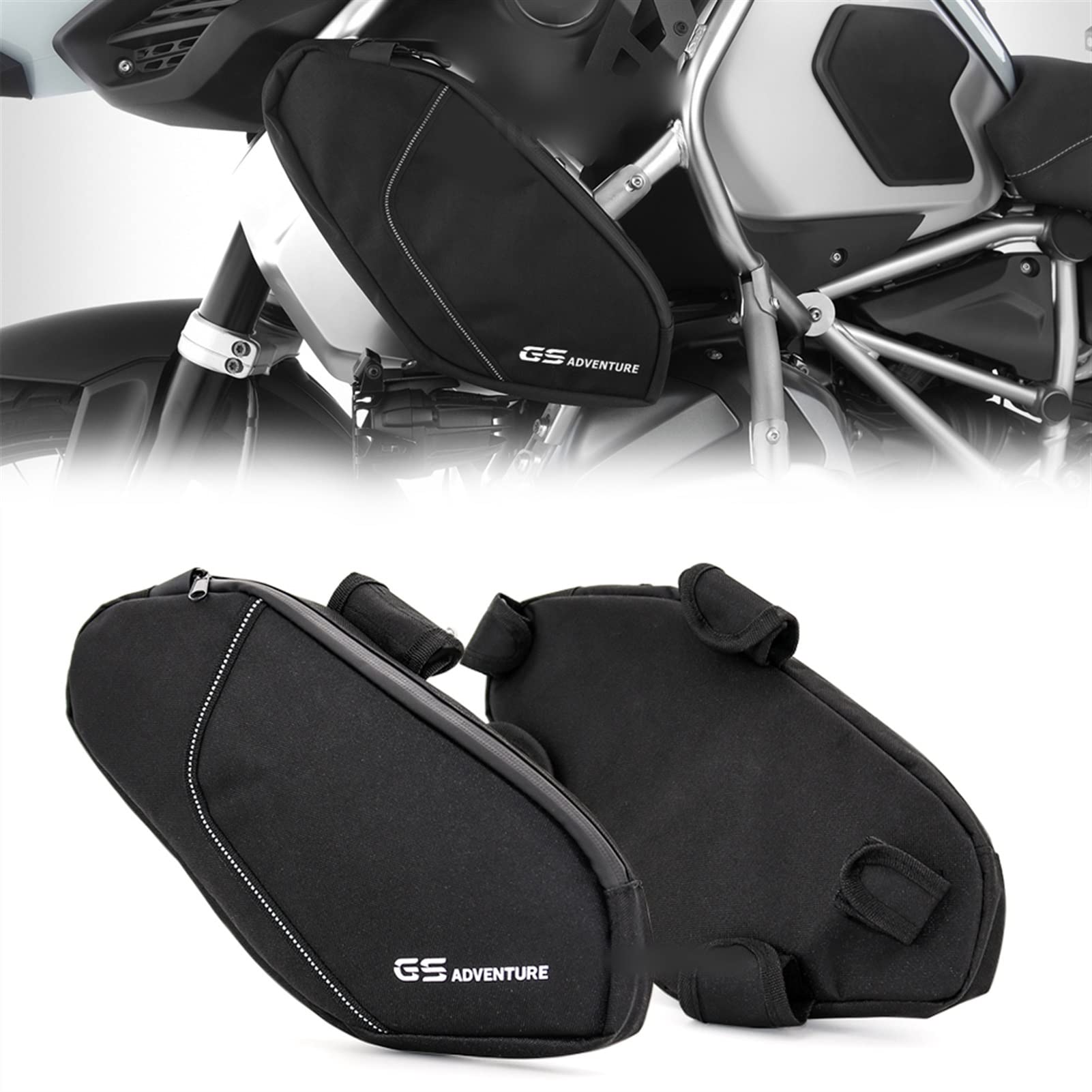 pour BMW R 1250 GS Adventure R1250GS ADV Outil De Réparation De Moto Sac De Placement Cadre De Pare-Chocs Paquet À Trois Coins Boîte À Outils Moto Accessoires
