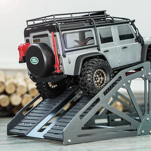 Miniatura 6 de INJORA Kit de obstáculos de puente de cuerda para SCX24 AX24 TRX4M FCX24 1/18 1/24 RC Crawer Car