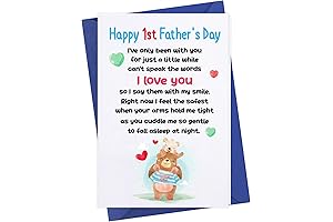 First Father's Day Card from Baby Girl - FaCraft Happy Father's Day Card