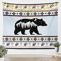 Vista 20 de Tapiz de caballos, tapices aztecas nativos del suroeste, granja, vida silvestre, arte de pared, arte de pared de geometría tribal india