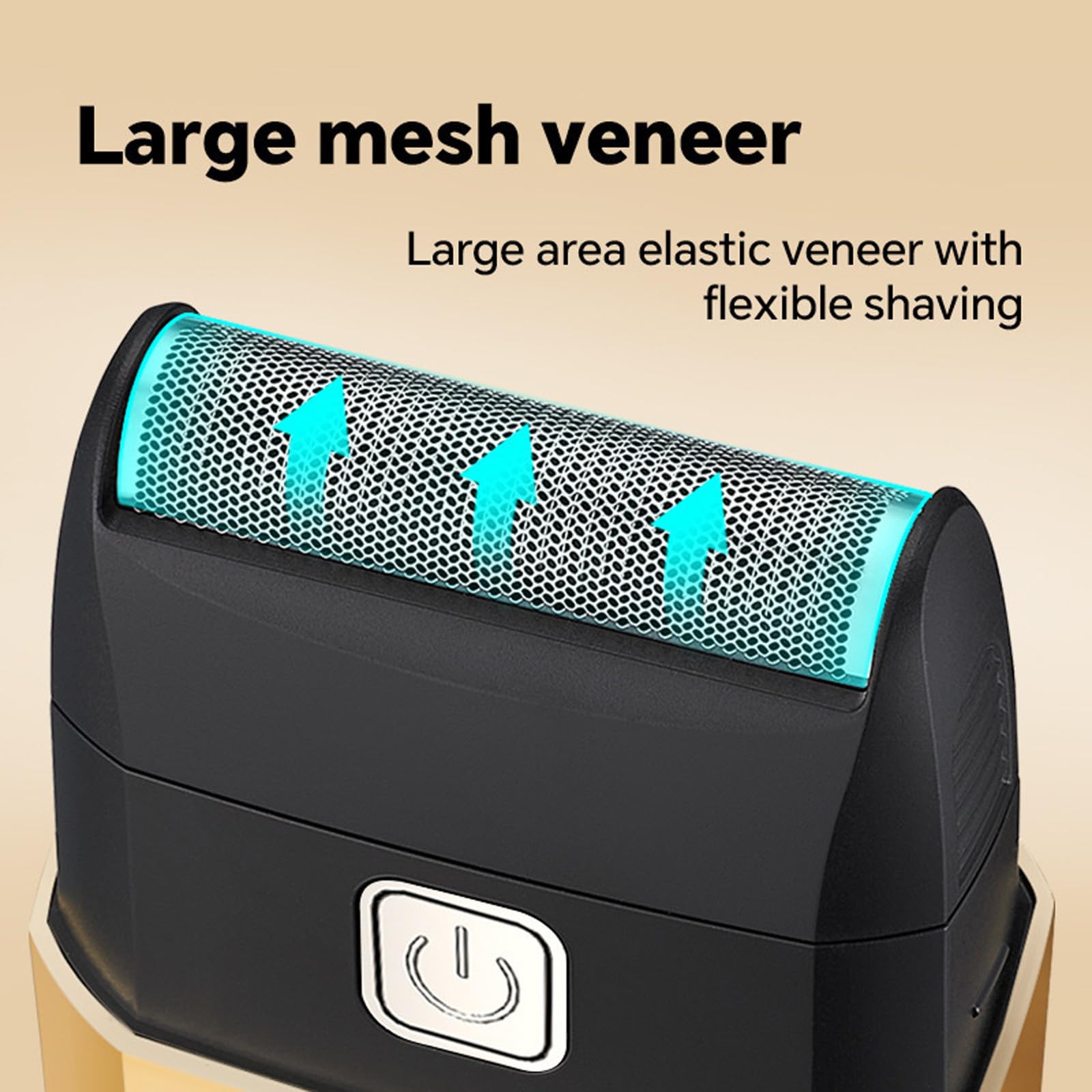 Rasoio elettrico singolo ergonomico con porta di ricarica USB Foil per la depilazione Batteria portatile a lunga durata senza fili.