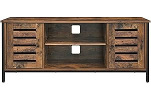 VASAGLE Rustic Brown TV Stand for 50 Inches Televisions, Entertainment Center with...