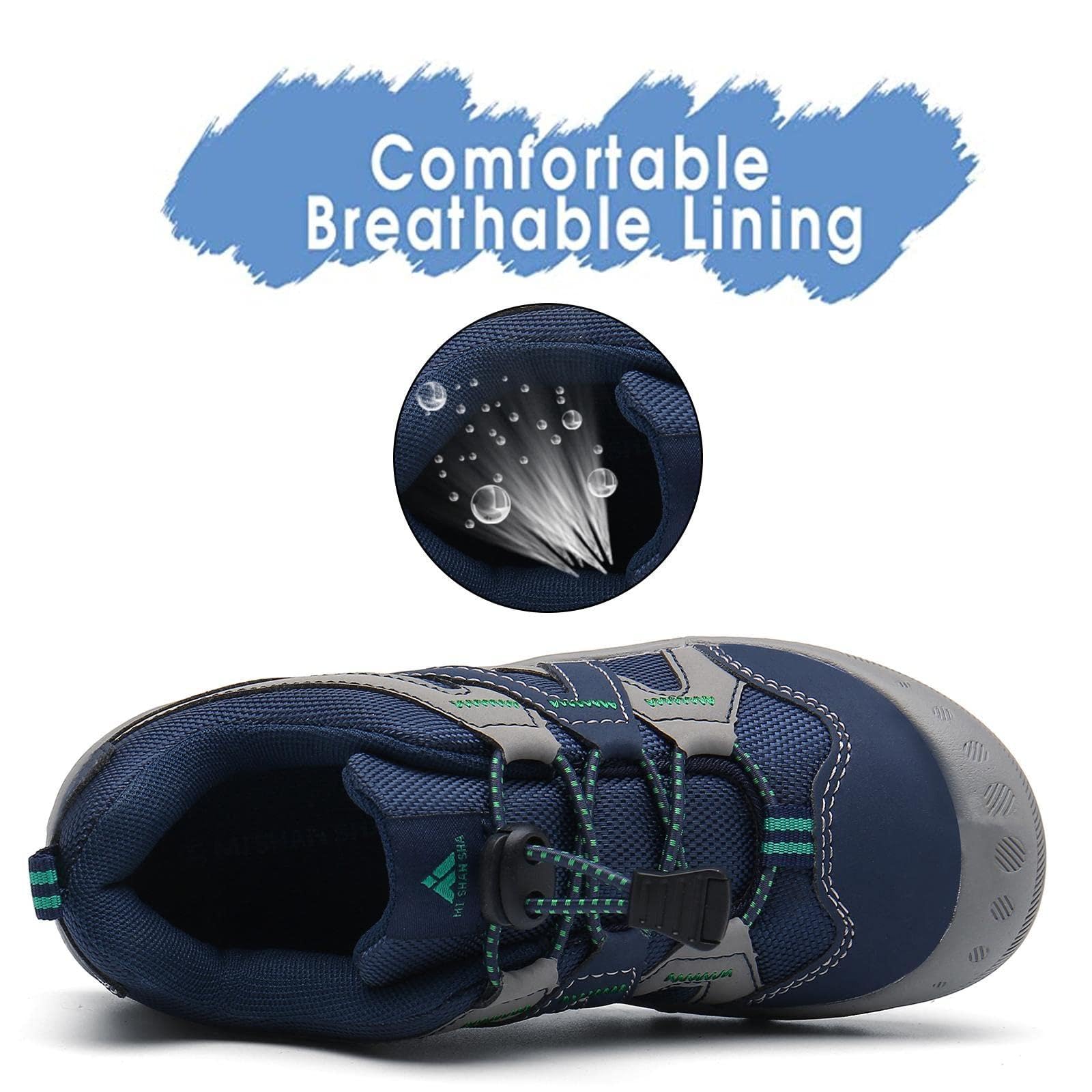 Mishansha Unisex Ligero Zapatillas de Deporte para Niños Niñas Sneakers Transpirable Cómodos Zapatos Casuales Tallas 24-38 EU — view 4