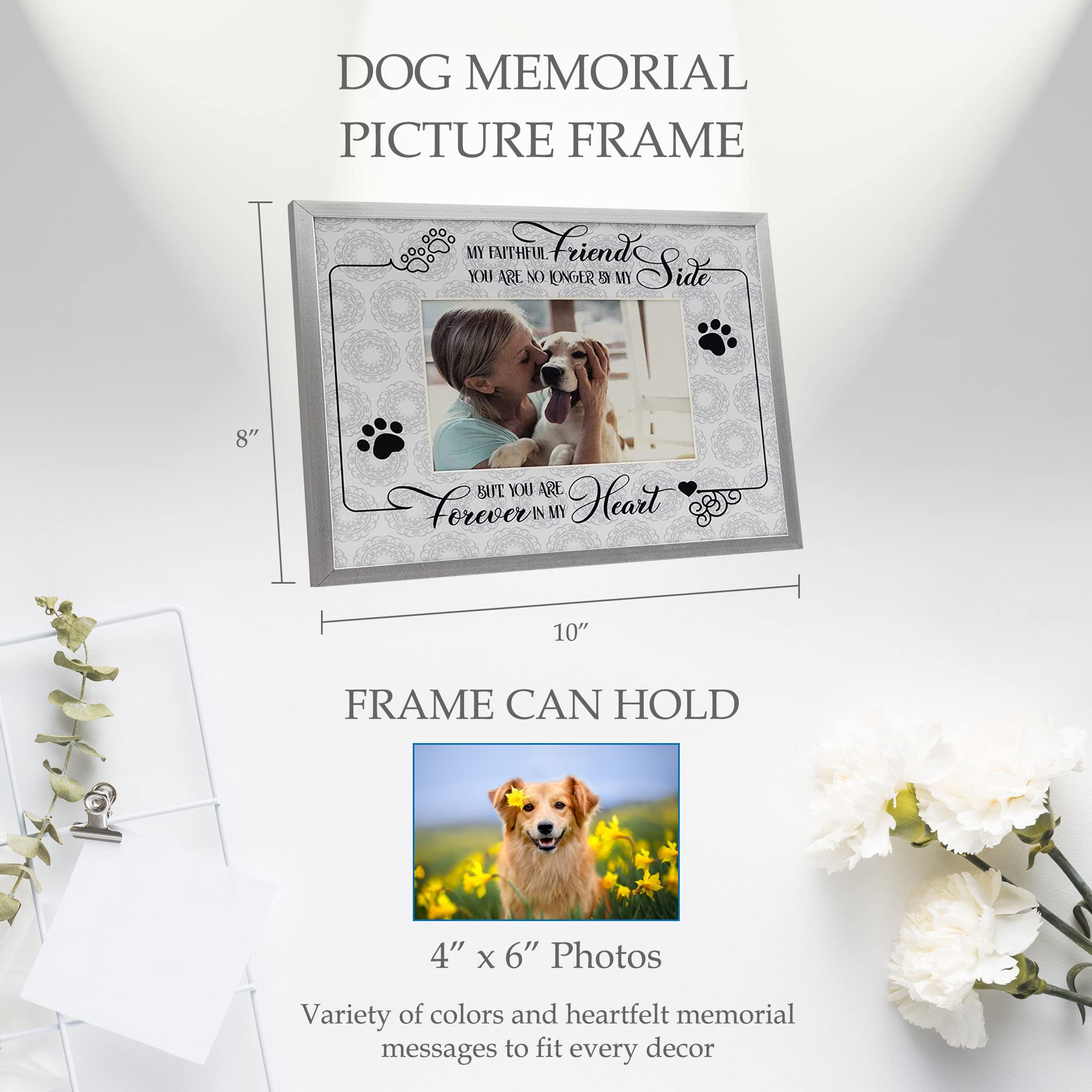 Snapklik.com : Dog Memorial Picture Frame Remembrance Frame For Dogs ...