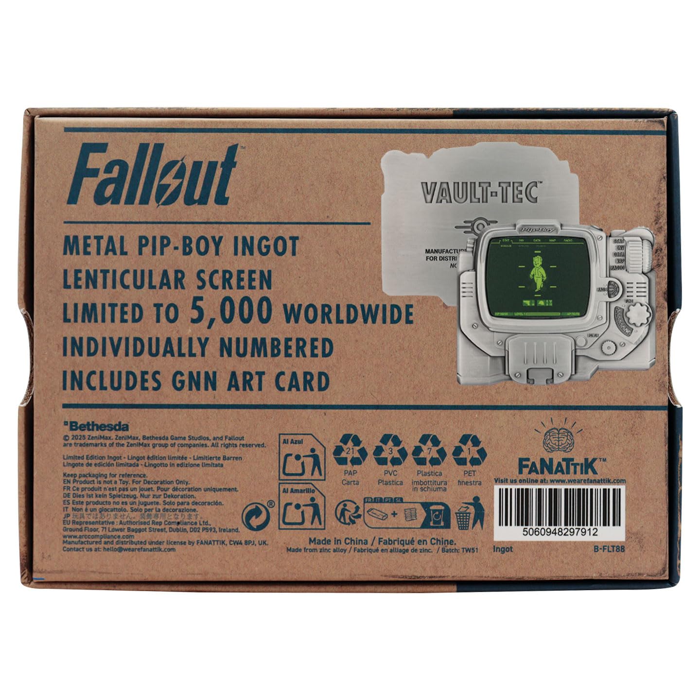 Amazon.co.jp: FaNaTtik Fallout Pip-Boy 限定版レンチキュラー