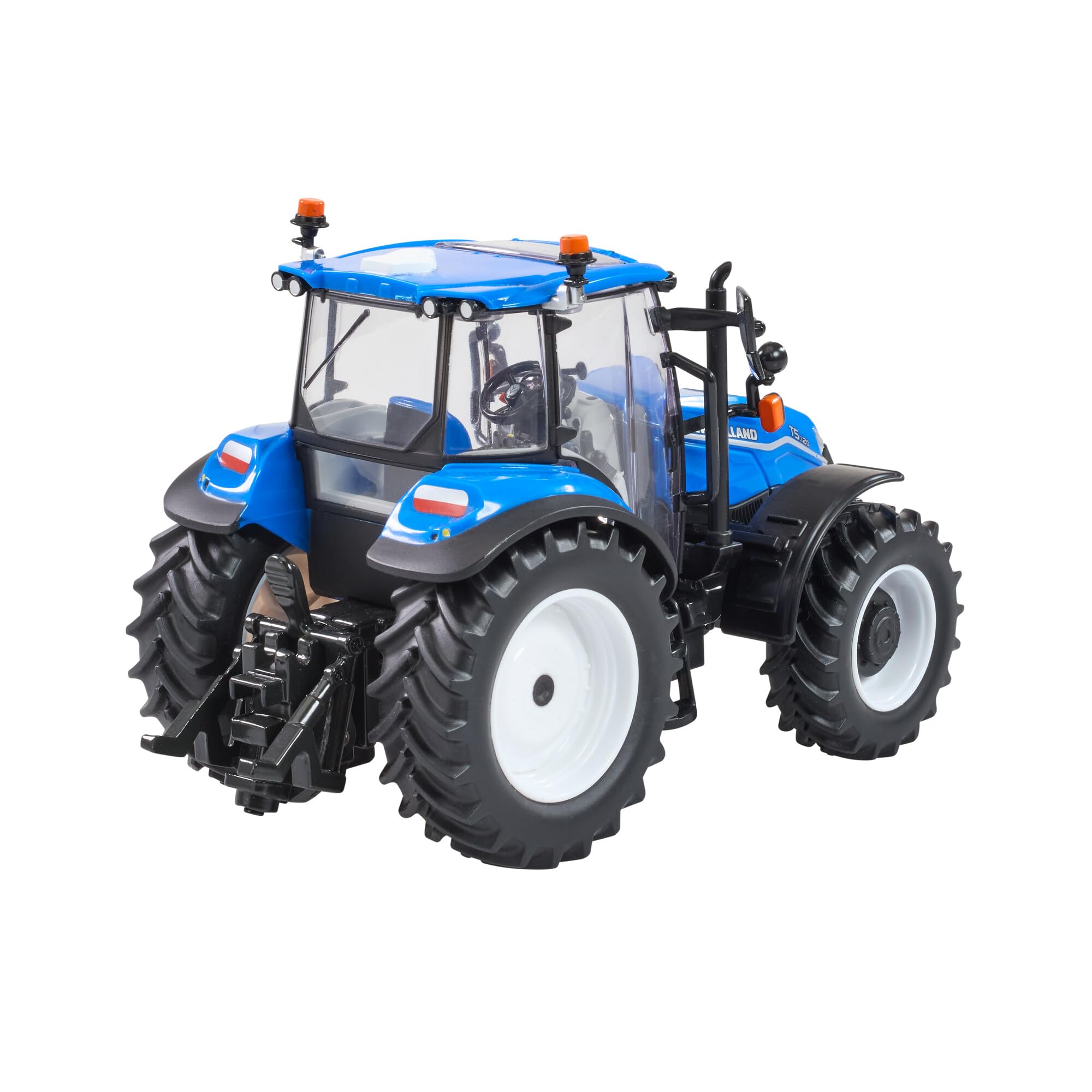 Britains New Holland T5.120 Traktormodell, Detailliertes Diecast-Fahrzeug, Realistisches Design, Robuste Konstruktion, Sammlerreplik für Landwirtschafts-Fans und Kinder