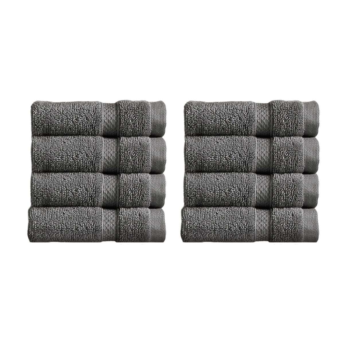 Christy Chroma Bath Towels | Set of 2 | Highly Absorbent Heavyweight 675GSM | Bold and Bright | Soft Velvety Smooth Bathroom Shower Towels | 100% Cotton | Sustainably Made | White — view 27