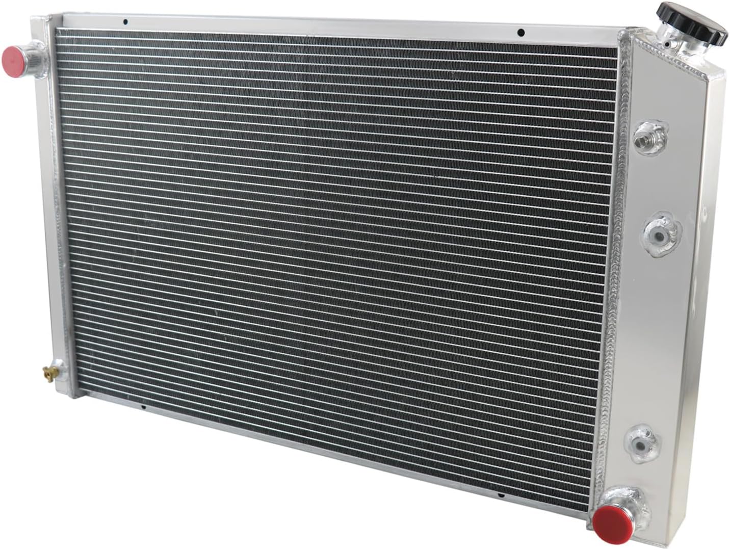 716 Aluminum Radiator Shroudfor 1973-1991 Chevy cheyenne Blazer C10 C20 K10/K20/K30 GMC Jimmy C1500/2500/3500 Pickup Truck Radiator s 3 Row Core Radiador Shroud Fan Relay Kits