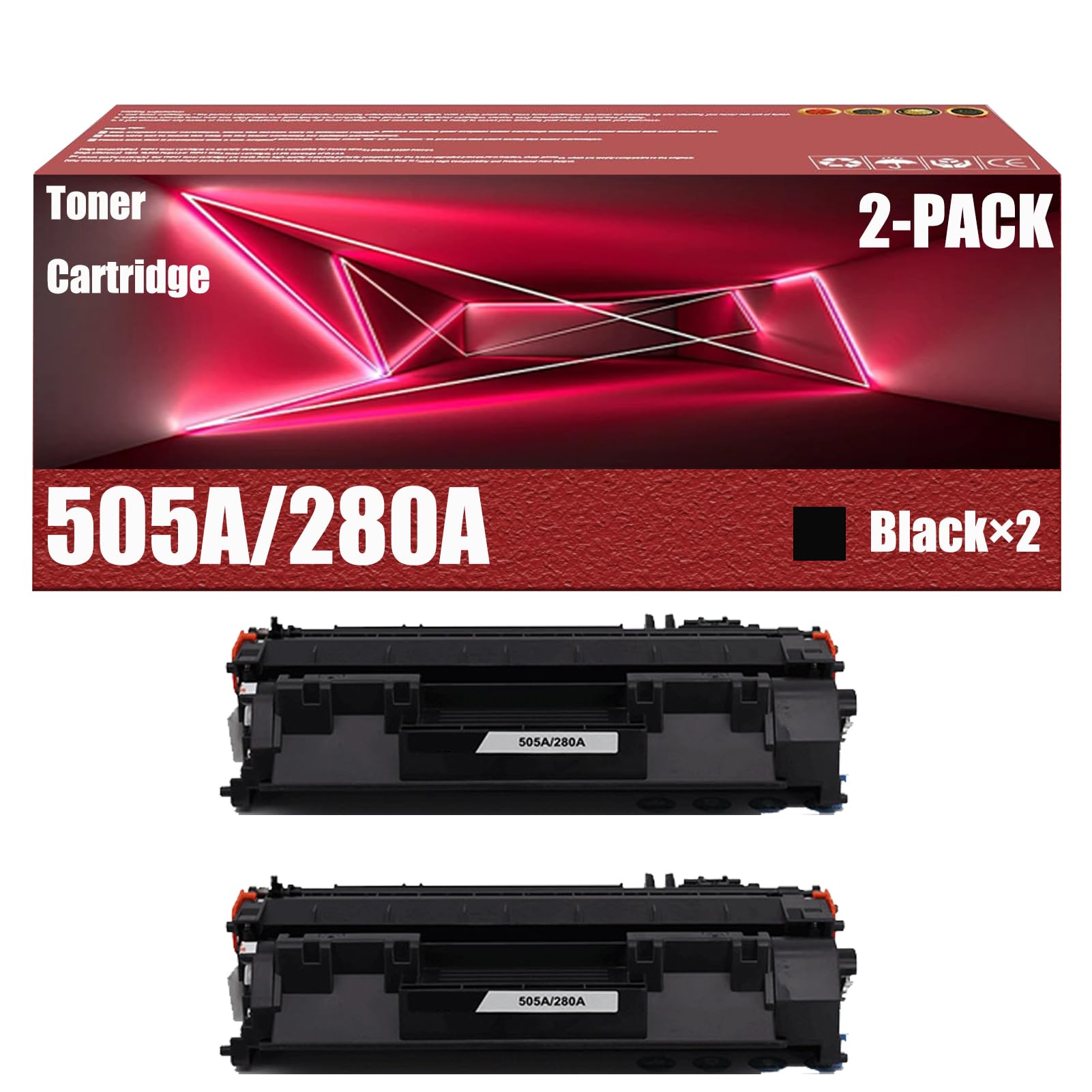 Amazon.com: 505A 280A Toner Cartridge Compatible for HP