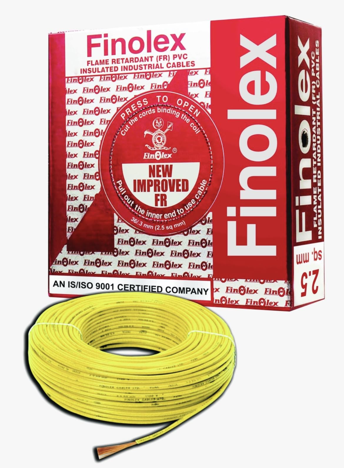 Finolex FR PVC Silver 1.00 SQ.MM Insulated Wire for Industrial & Domestic Use | Home Electric Wires | Blue Color 90 Meter — Amazon image 4