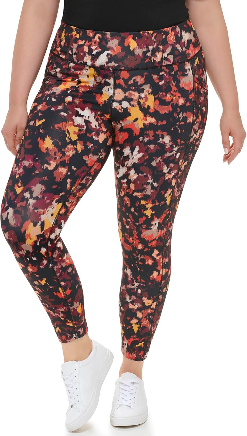 Calvin Klein Performance Women's Plus Size Active Full Length Legging