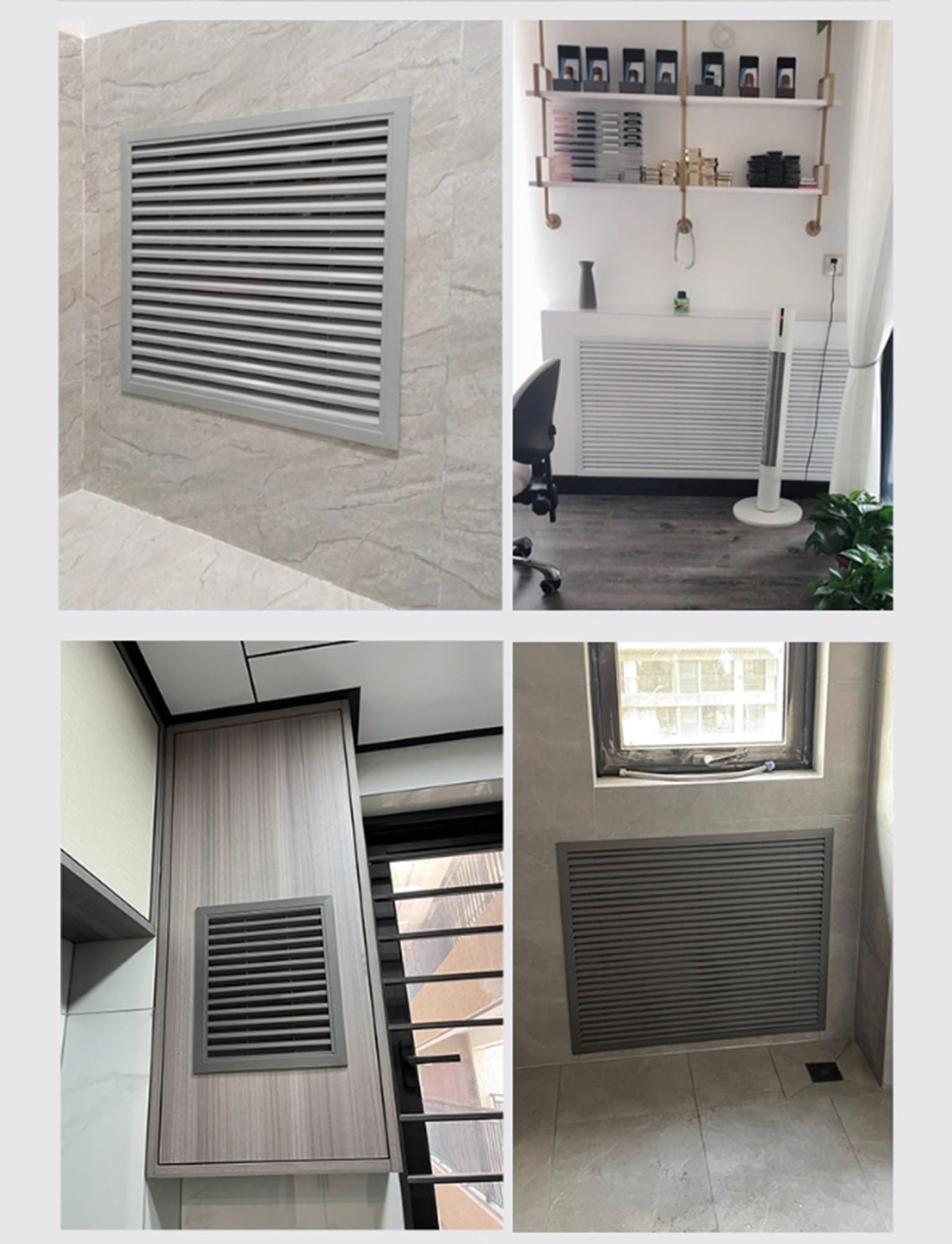 Tapa de ventilación, Tapa de radiador, Panel de Acceso para plomería de 26x26 Pulgadas con Montaje de Hebilla, Ideal para armarios, librerías, gabinetes, protección de conductos de Escape de