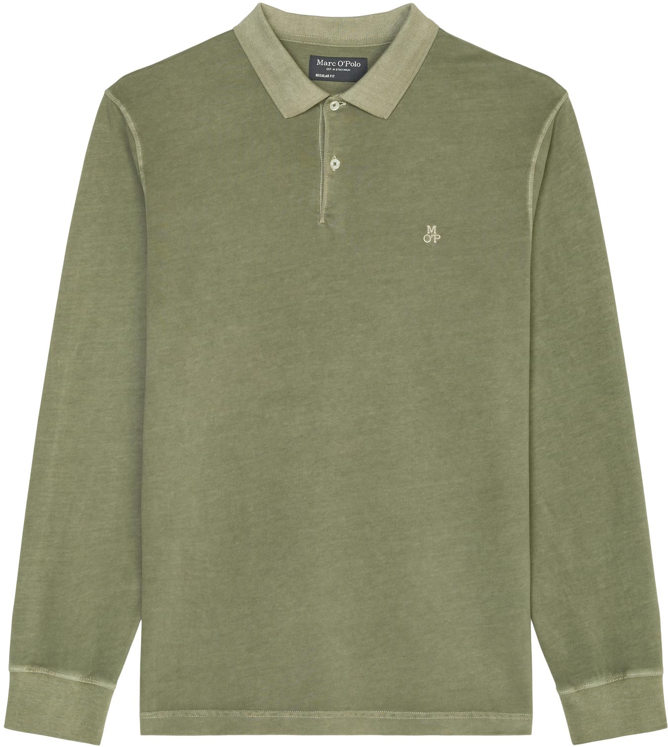 Marc OߴPolo Hombre Polo de Manga Larga de algodón orgánico Regular fit