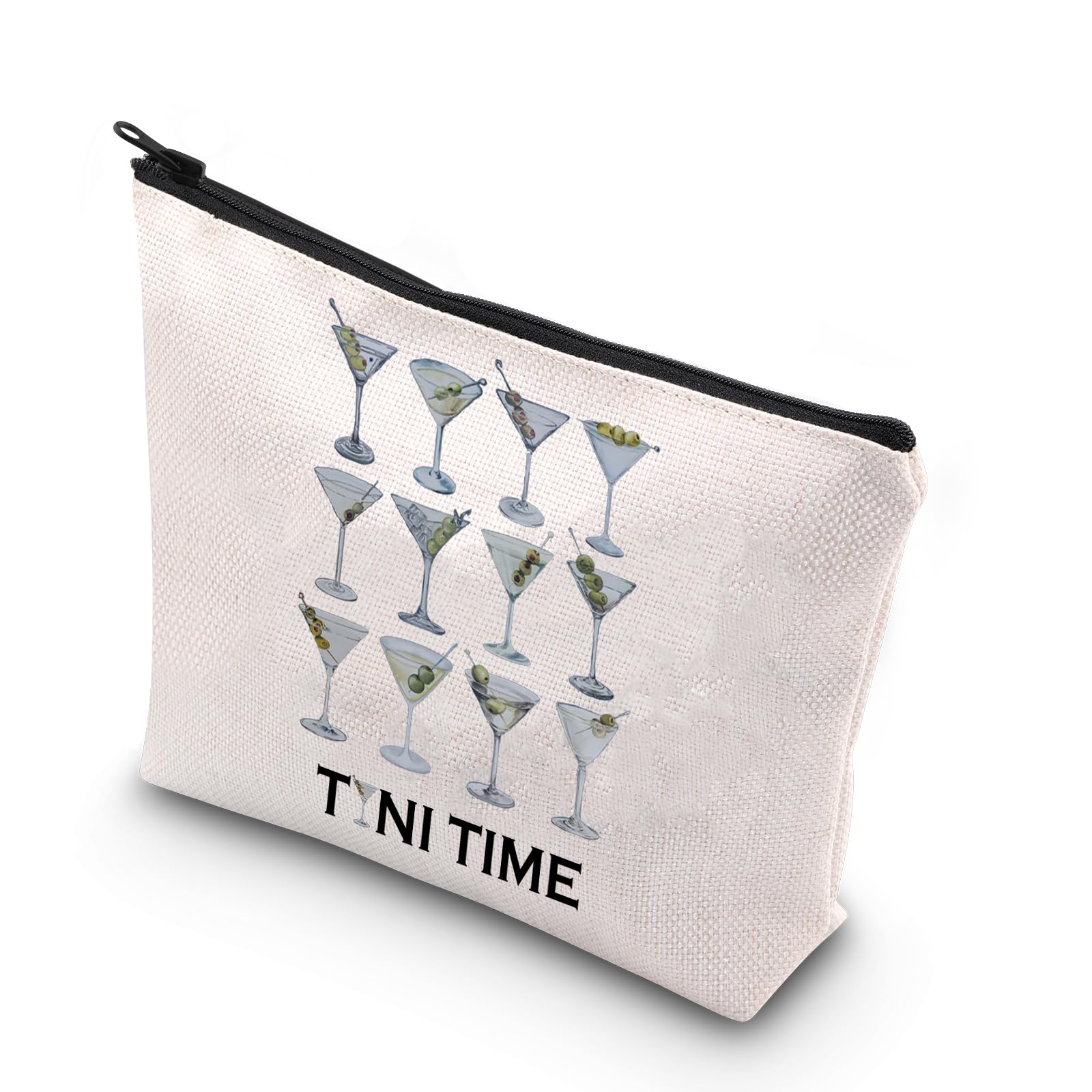 WCGXKO Bachelorette Gift Dirty Martini Gift Bachelorette Party Zipper Pouch Makeup Bag (Time Bag)