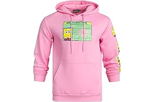 SpongeBob SquarePants Men's Graphic Fleece Hoodie
