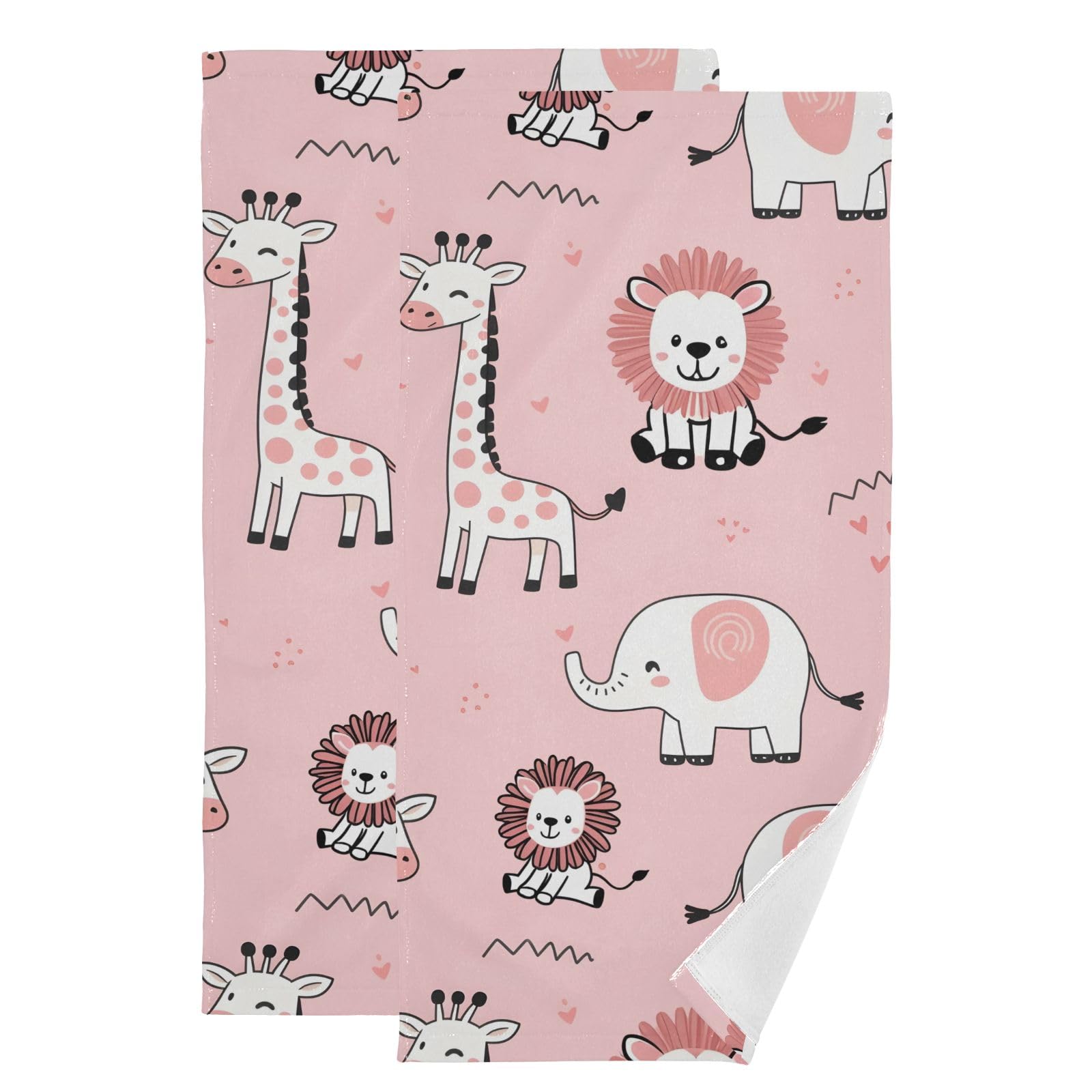 Toallas de mano superabsorbentes y de secado rápido con animales para la cocina