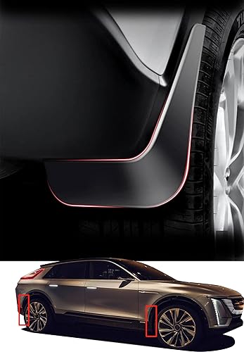 Compatible con Cadillac Lyriq 2024 2023 - Protectores de barro para automóvil, accesorios para salpicaduras, piezas de automóvil, guardabarros