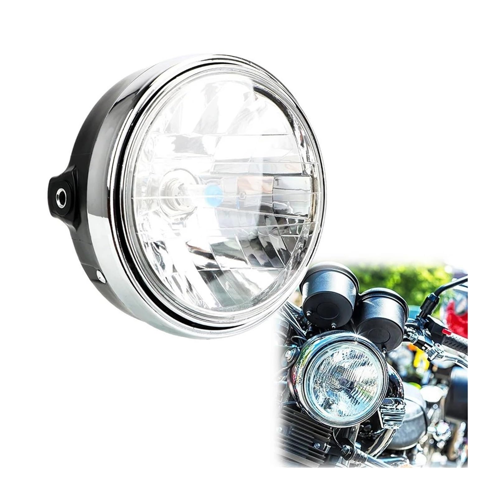 Amazon.co.jp: オートバイドヘッドライト に適合する ZX400 オートバイ