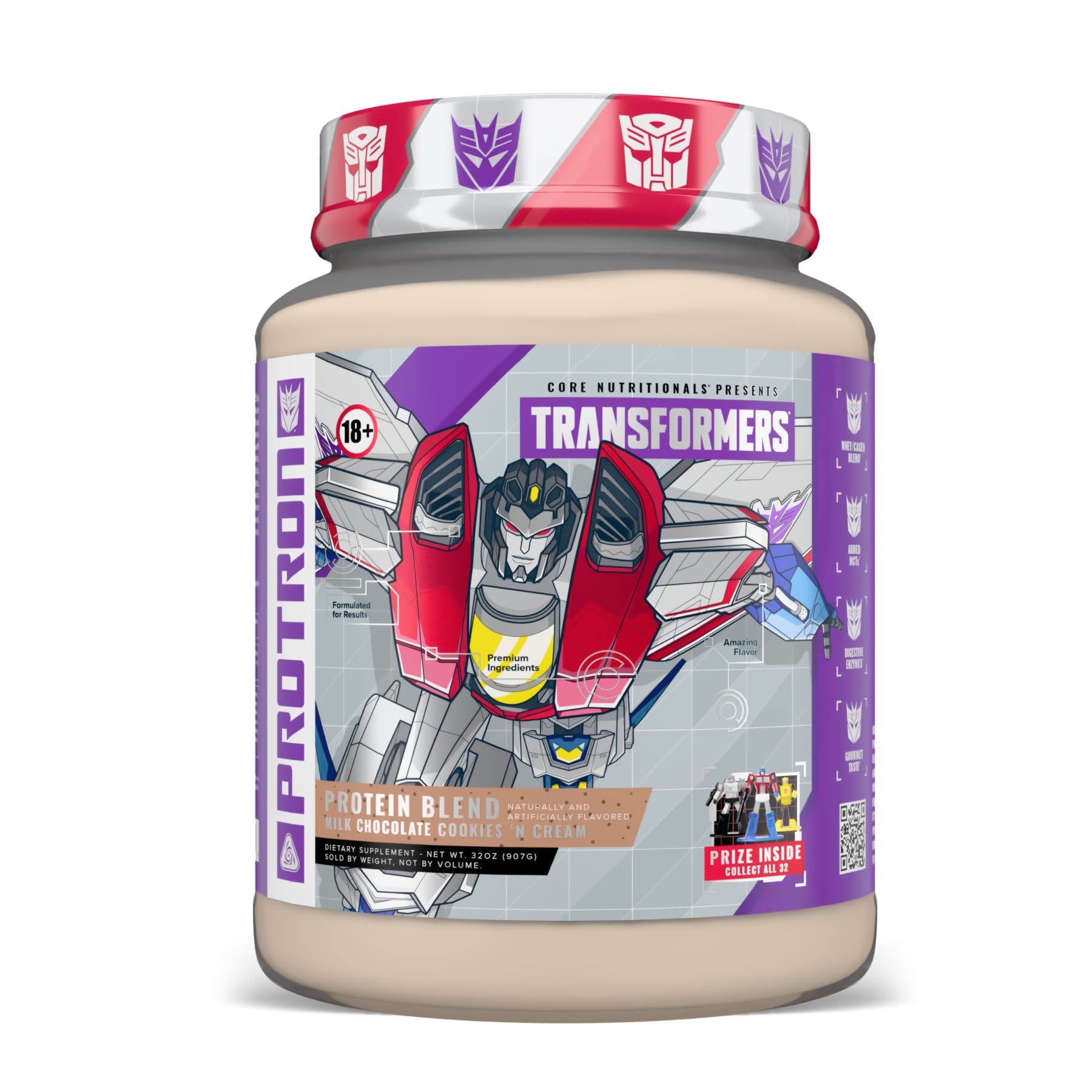 Core Nutritionals Transformers Protron Protein, Mixed Berry Cheesecake — Amazon image 10