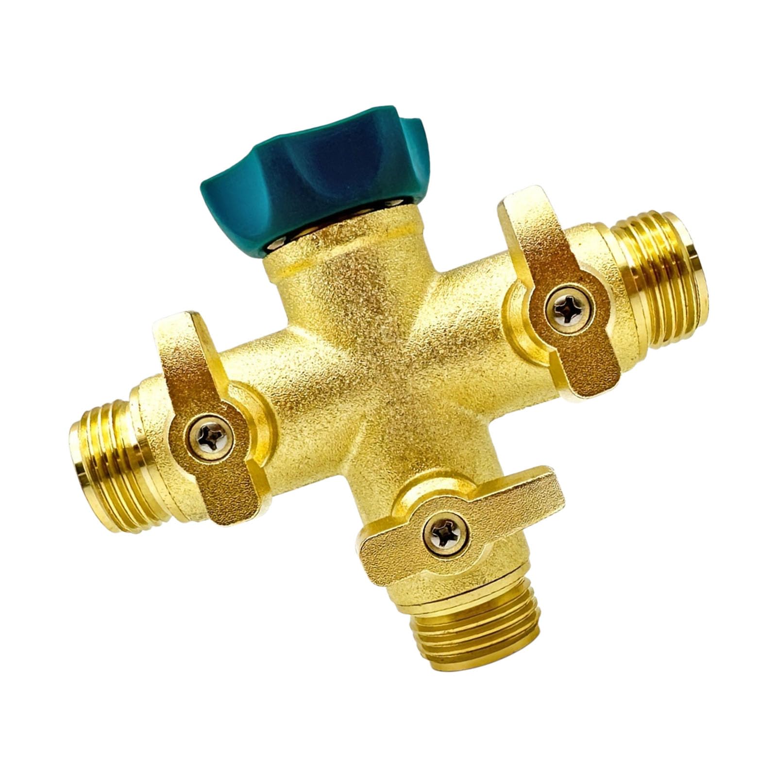 Msioytog Multicolor Simple Garden Water Divider Fitting In Thread Measurement Suitable For Multi Area Irrigation Friendly Water Saver
