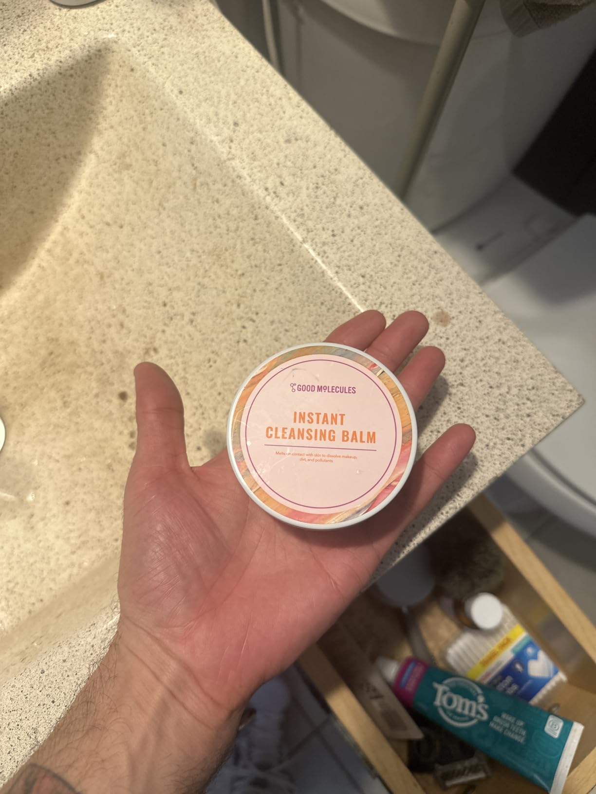 Good Molecules Instant Cleansing Balm – Makeup Remover Balm with Sea Buckthorn and Shea Butter - Residue-Free, Fragrance-Free, Vegan Face Cleanser, 2.5 oz