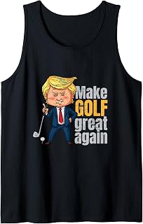 Golfing Pro-Trump - Make Golf Great Again Tank Top